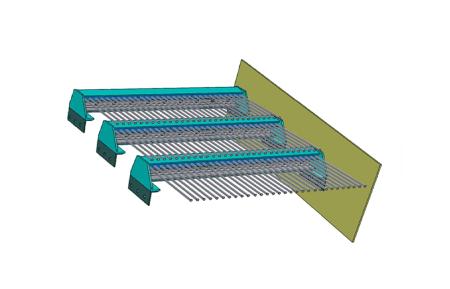 Ujjas sziták ömlesztett anyagok válogatásához