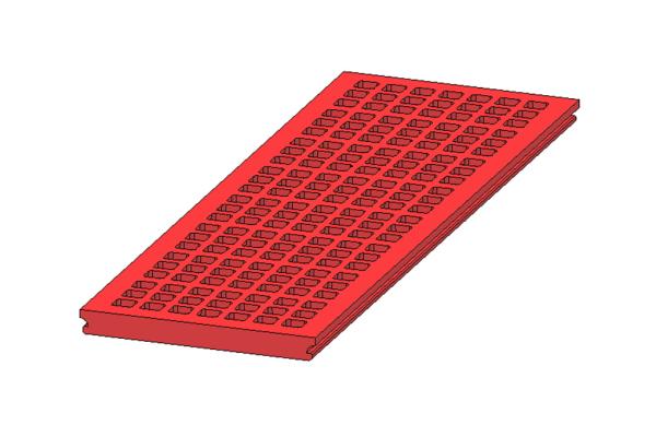 85-ös típusú poliuretán hálók moduláris rendszere